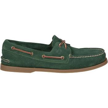 Sperry Authentic Original Suede Olivovo Zelene - Panske Mokasíny